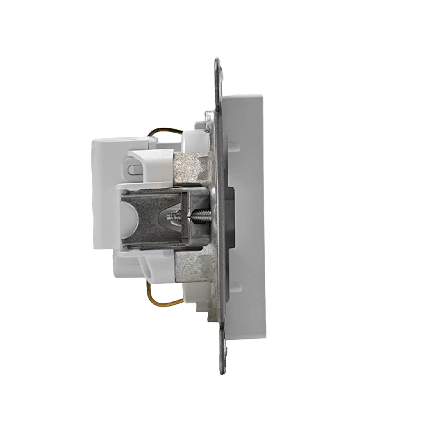 systeme electric atlasdesign, розетка 1-я с заземлением белый atn000143