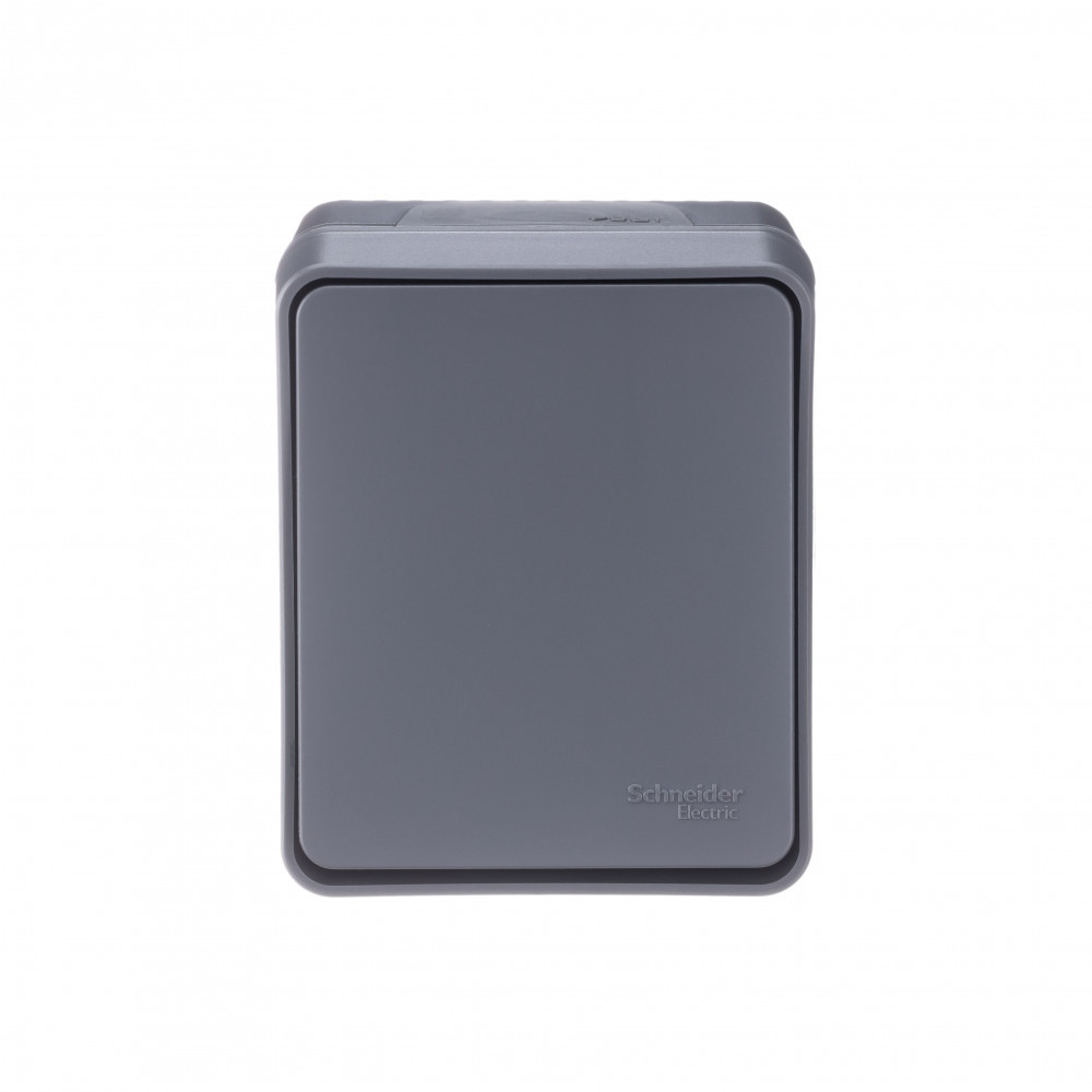 atlasdesign profi54 о/у переключатель 1-клавишный 10а ip54 антрацит atn544061
