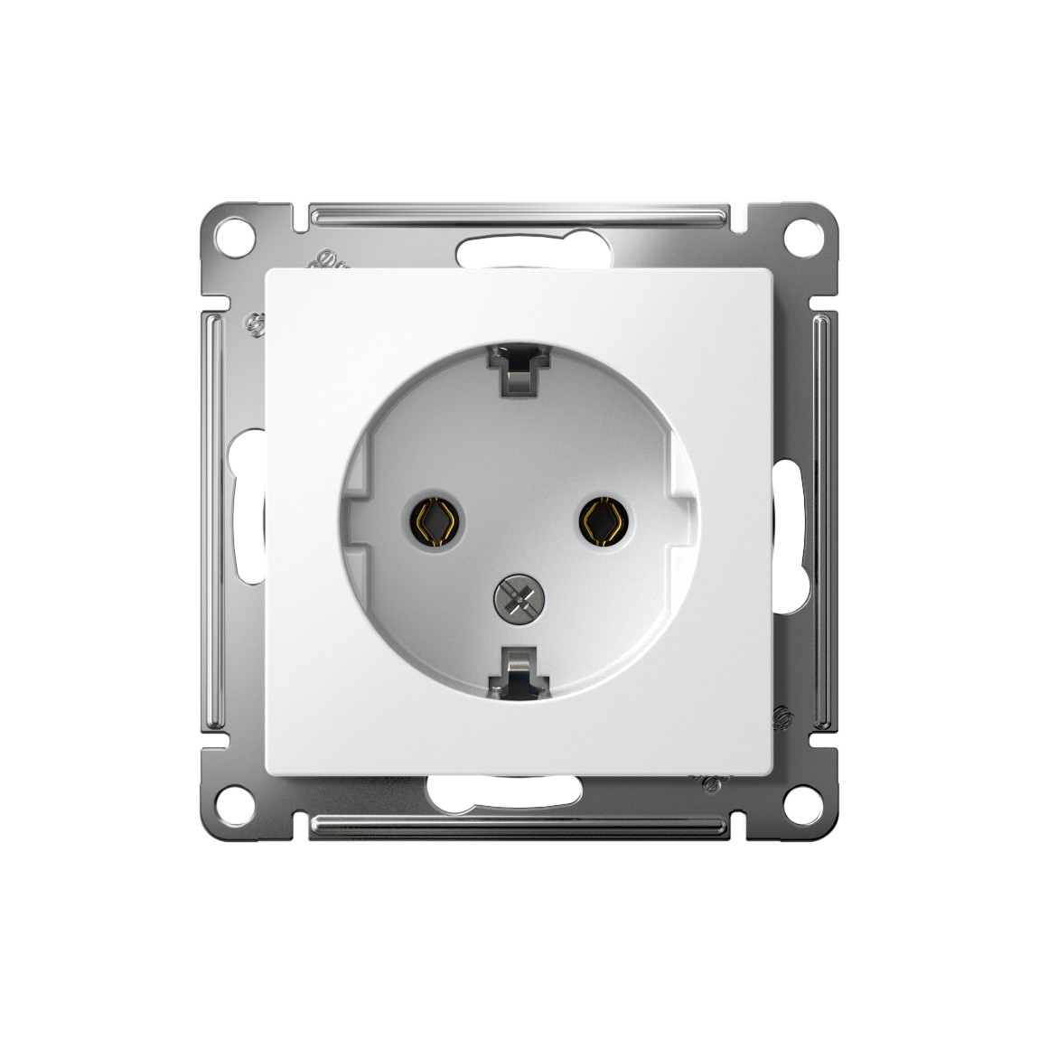 systeme electric atlasdesign розетка 1-я с заземлением лотос