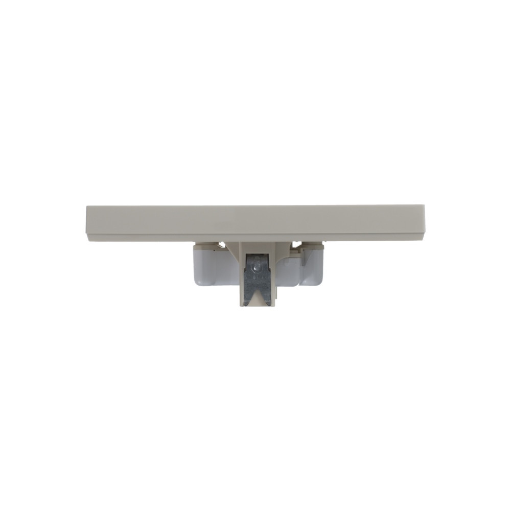 systeme electric atlasdesign, розетка 2-я без заземления бежевый atn000220