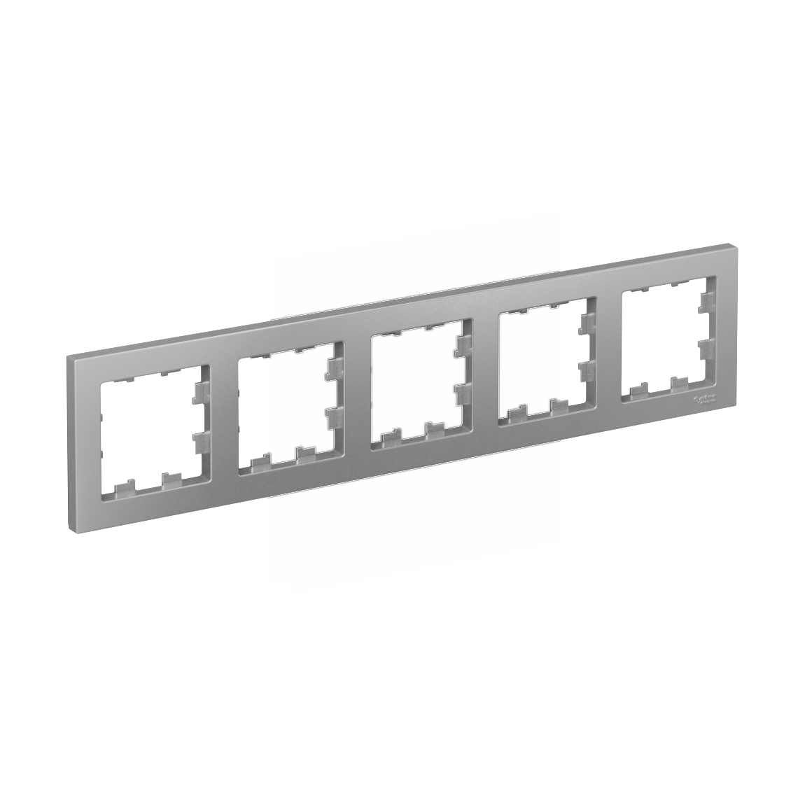Systeme Electric ATLASDESIGN, рамка 5-я горизонтальная алюминий ATN000305