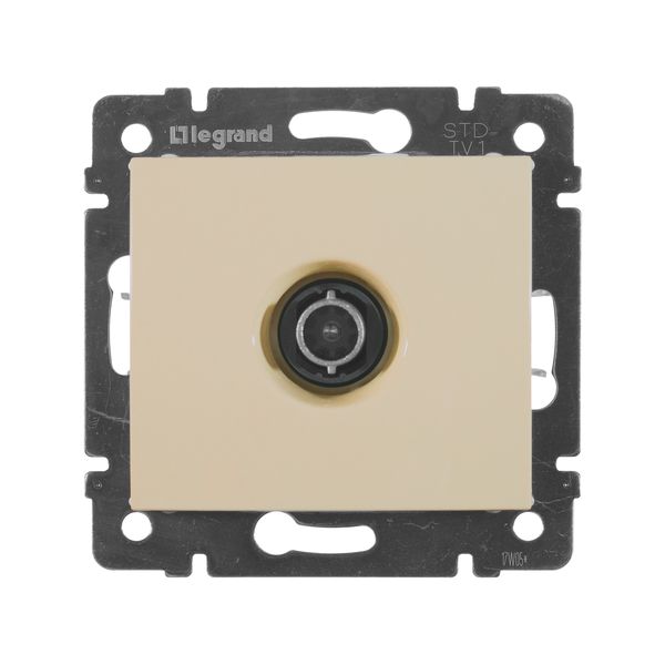 legrand valena розетка телевизионная простая слоновая кость