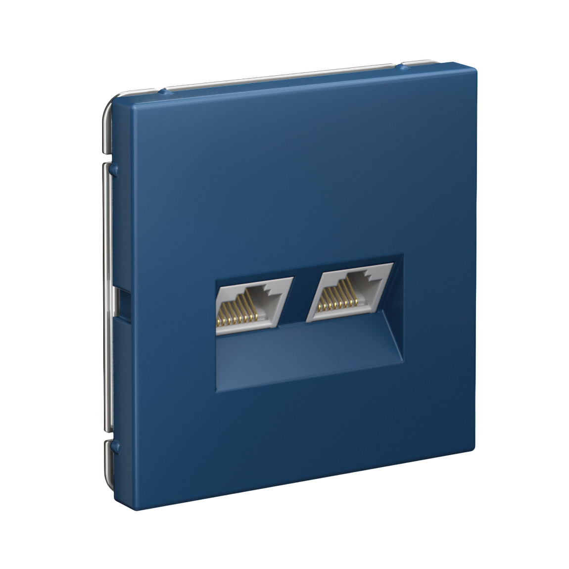 system electric artgallery розетка компьютерная 2xrj45 6е кат. аквамарин gal001188