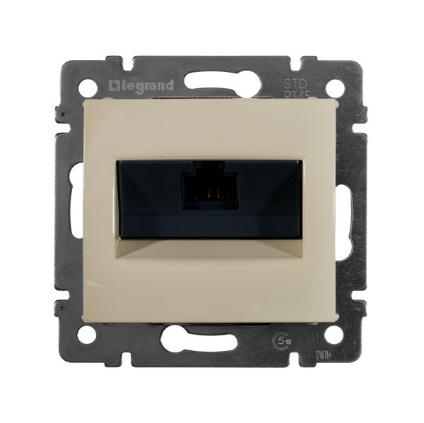 legrand valena розетка компьютерная 1-я rj-45 utp 300мгц 8 контактов 1выход 5 кат. слоновая кость