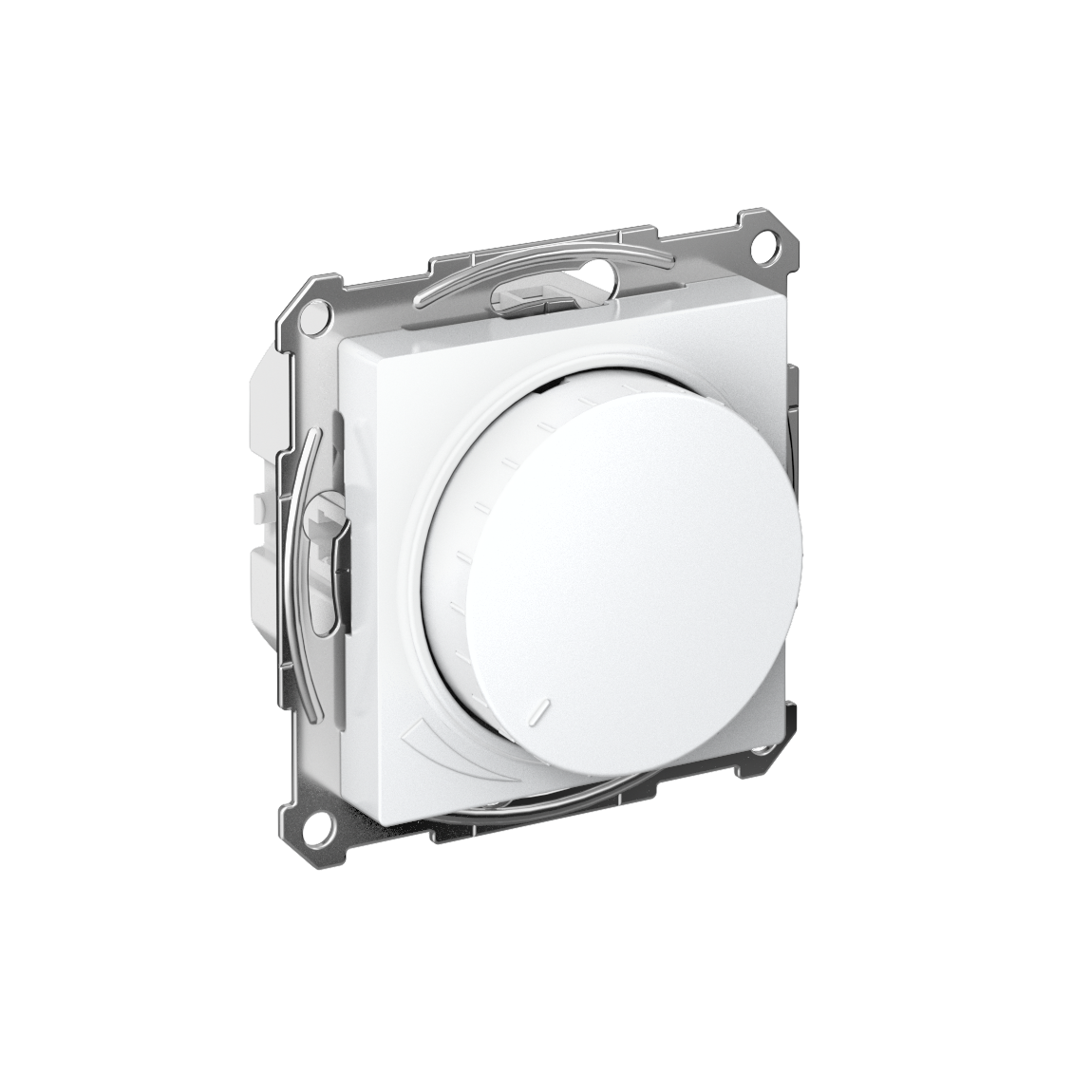 Systeme Electric ATLASDESIGN светорегулятор поворотно-нажимной 400Вт дим. led лампы лотос