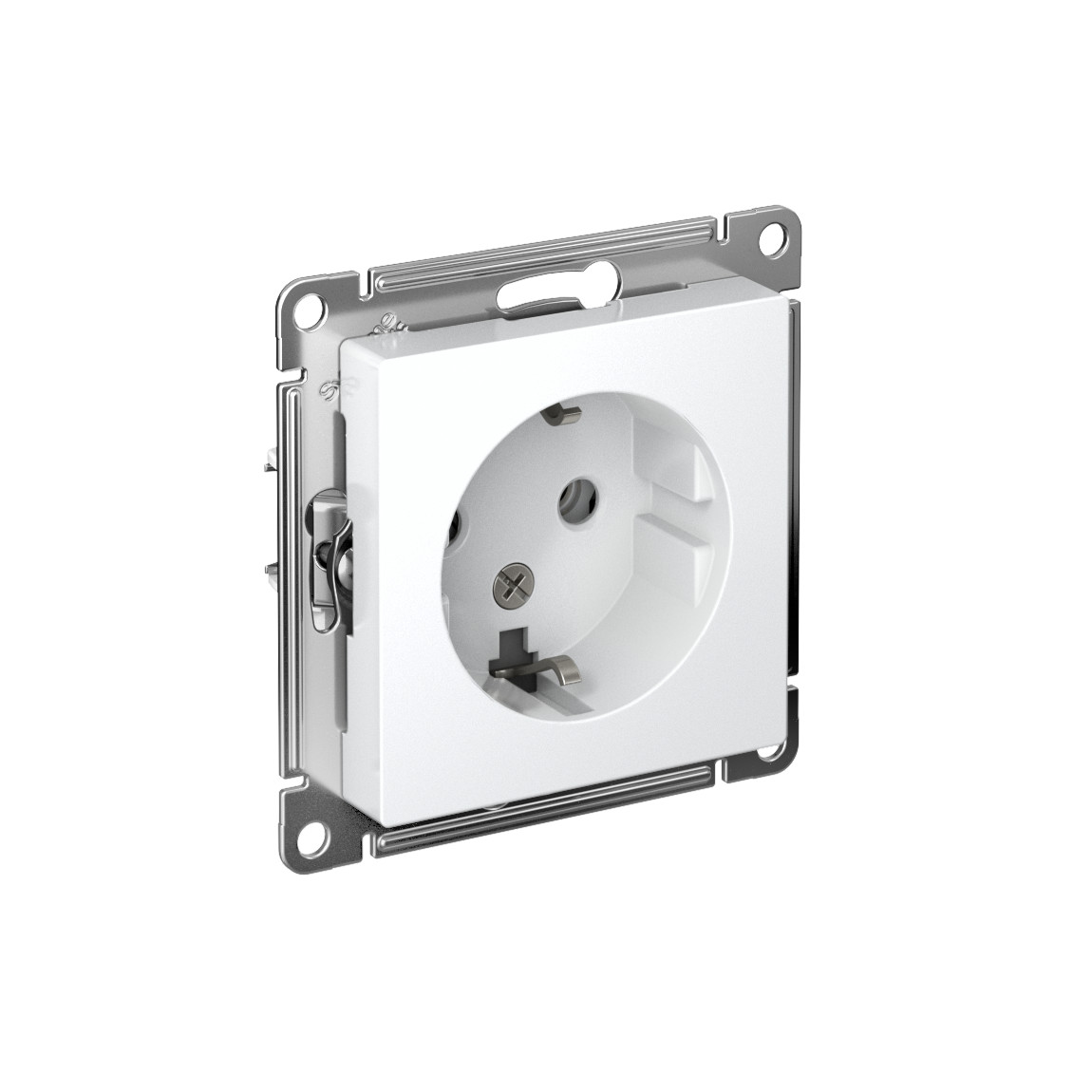 systeme electric atlasdesign розетка 1-я с заземлением лотос