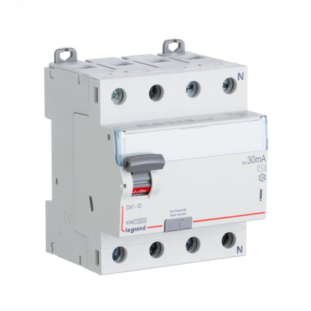 legrand 411713 вдт устройство защитного отключения dx3 4р 40a 100ма тип ас