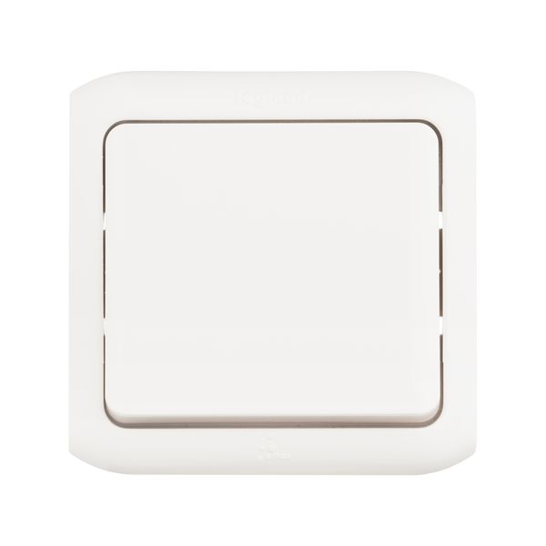 legrand quteo ip-44 выключатель 1 клавишный проходной белый