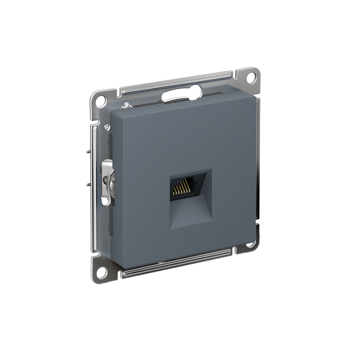 Systeme Electric ATLASDESIGN, розетка компьютерная 1-я RJ45 5е кат. грифель