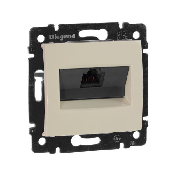 legrand valena розетка компьютерная 1-я rj-45 utp 300мгц 8 контактов 1выход 5 кат. слоновая кость