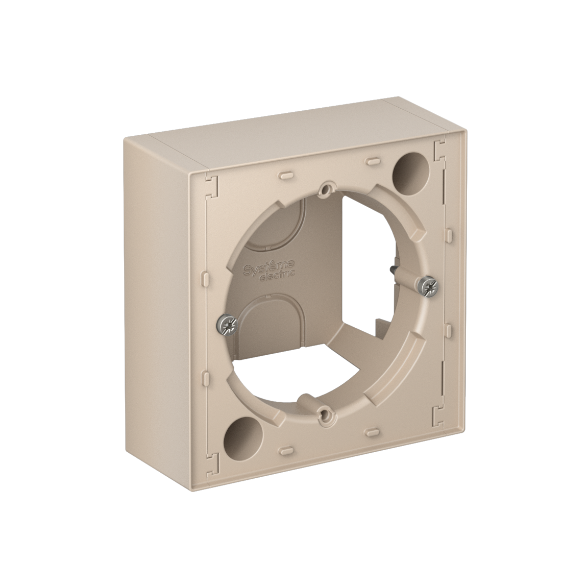 Systeme Electric ATLASDESIGN коробка наружного монтажа песочный