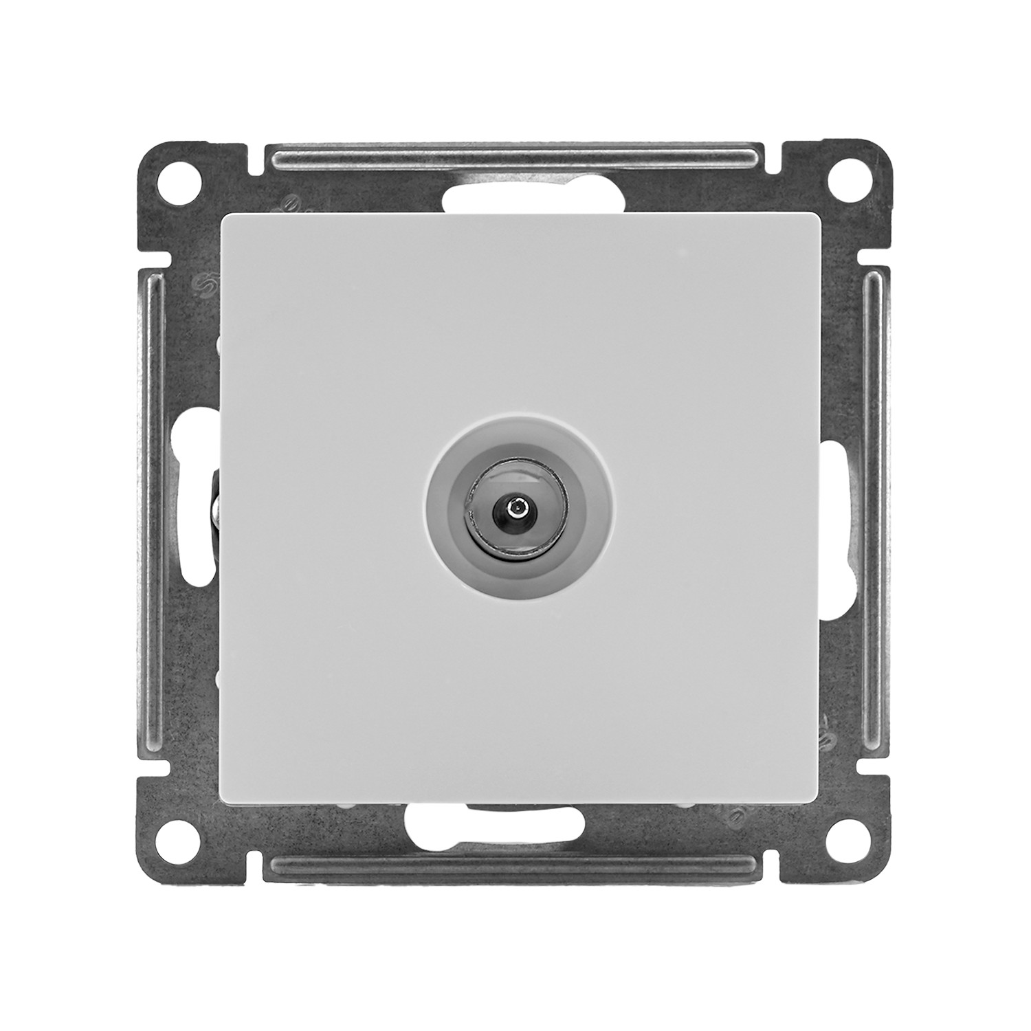 systeme electric atlasdesign, розетка tv коннектор белый atn000193