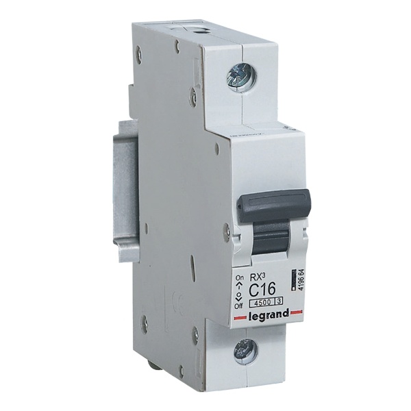 Legrand автоматический выключатель RХ3 1P 16A  4,5кА тип С