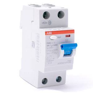 авв устройство защитного отключения f202 ac-25а/0,1 100ма  2csf202001r2250