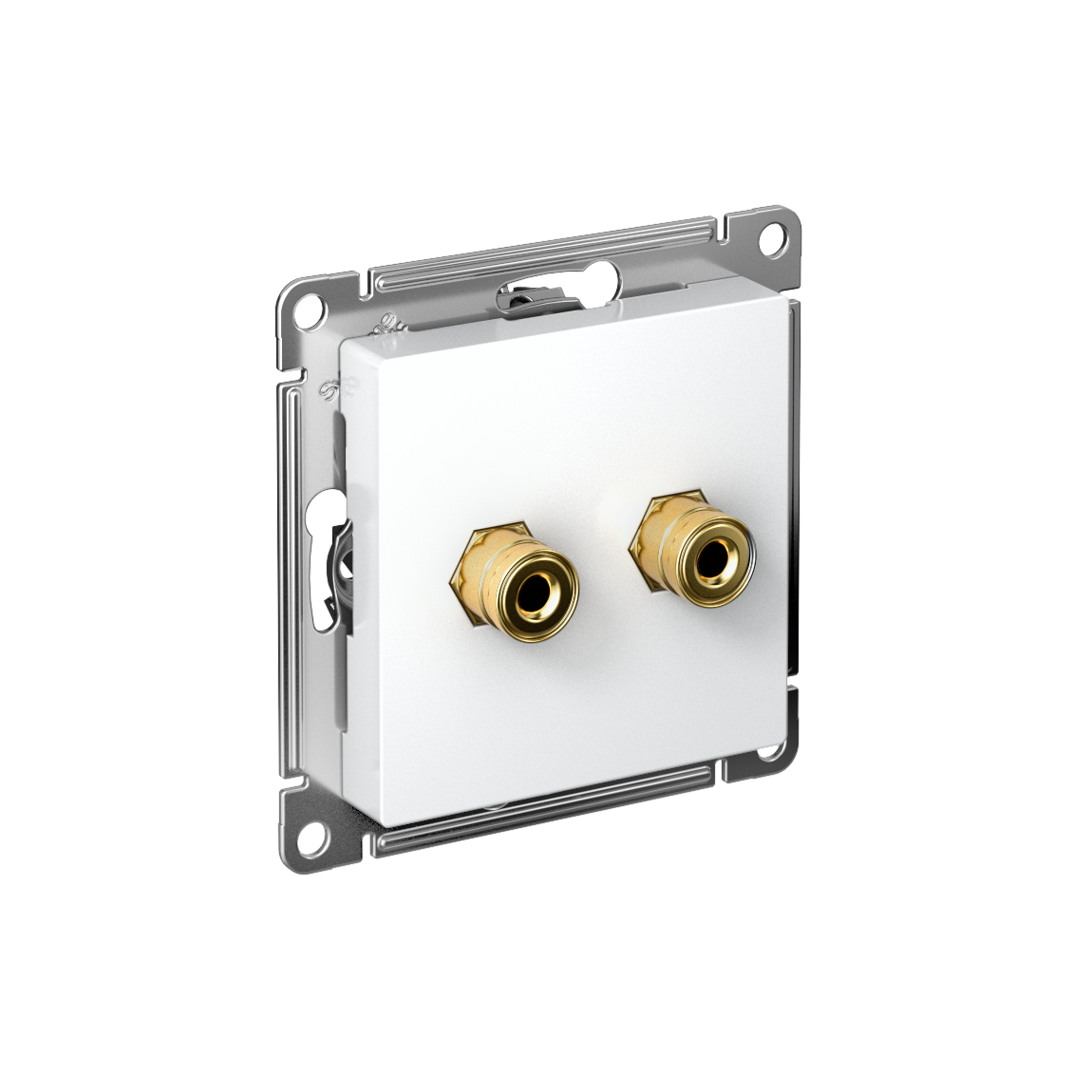 Systeme Electric ATLASDESIGN, розетка аудио 2-я белый ATN000187