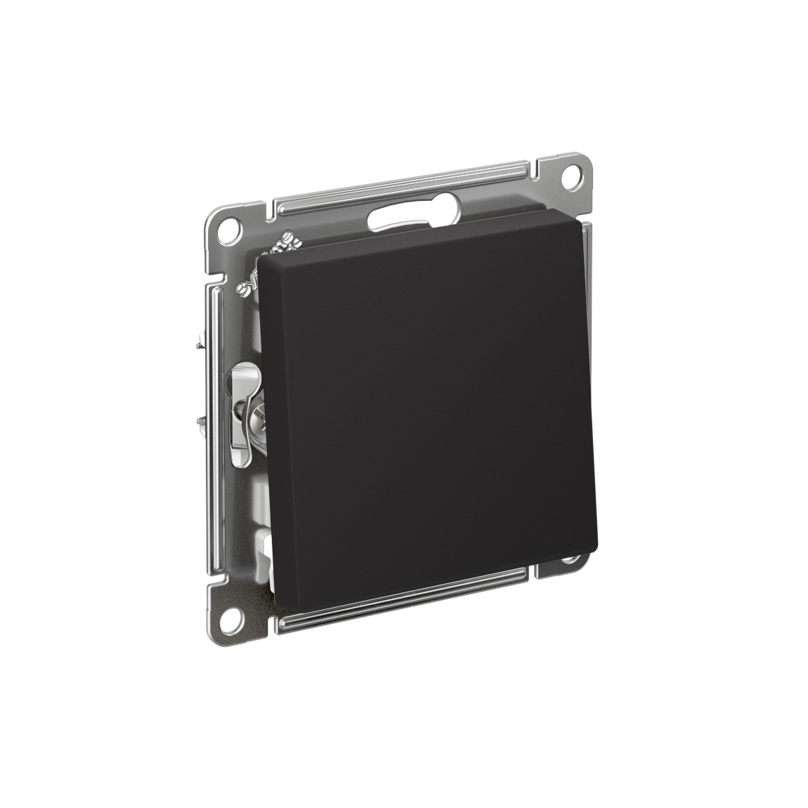 Systeme Electric ATLASDESIGN выключатель 1-клавишный (винтовой зажим) карбон ATN001011