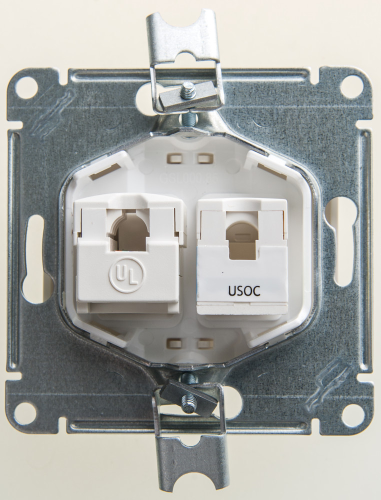 system electric glossa розетка двойная rj11+rj45 5е кат. перламутр