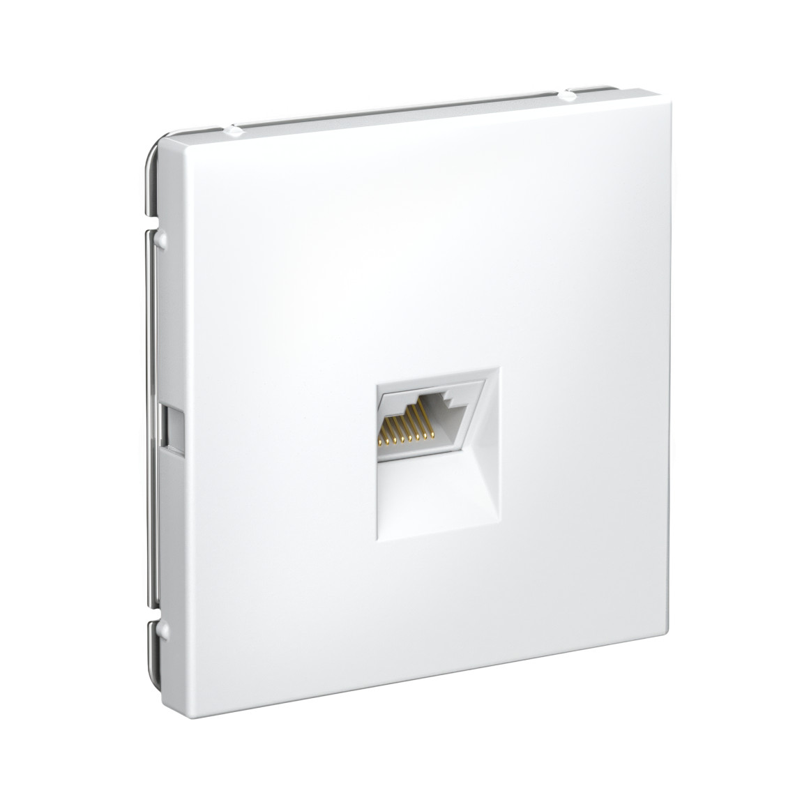 system electric artgallery розетка компьютерная 1-я rj45 5е кат. белый gal000183