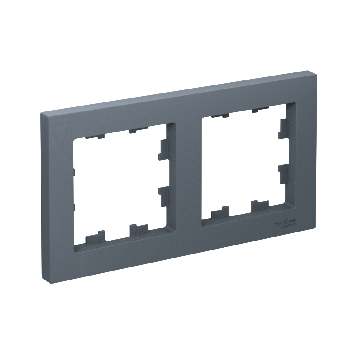 Systeme Electric ATLASDESIGN рамка 2-я горизонтальная грифель