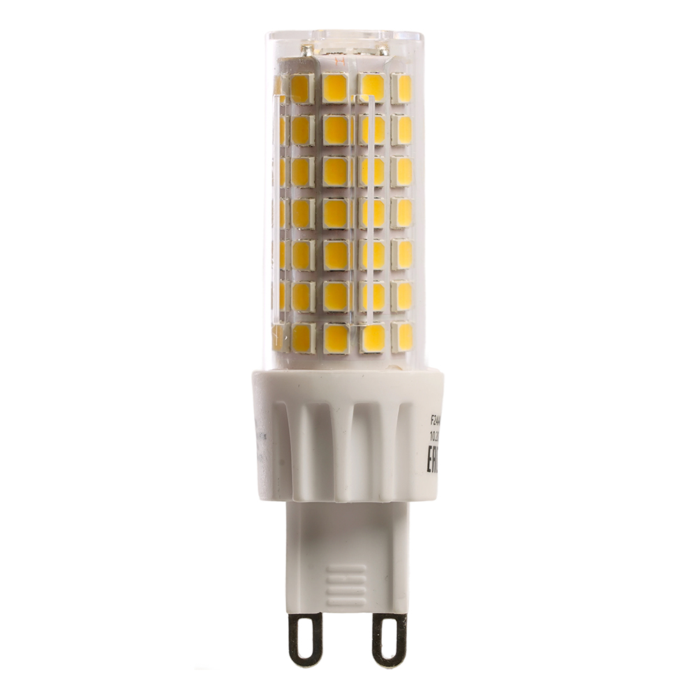 лампа светодиодная диммируемая feron lb-438 g9 10w 175-265v 6400k кукуруза