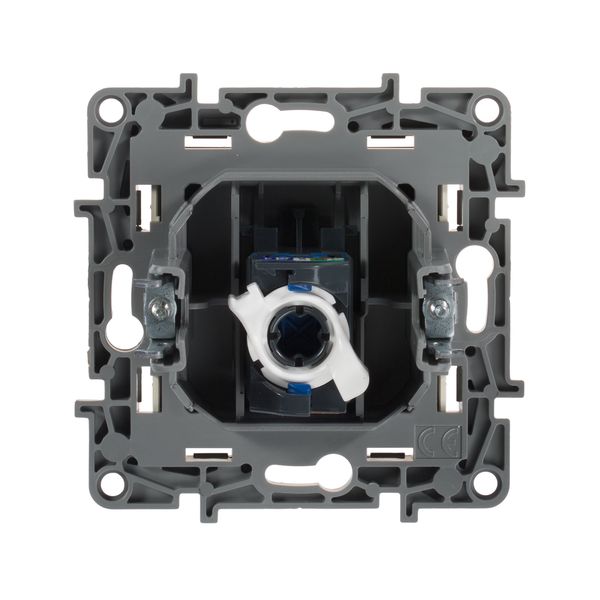 legrand etika розетка компьютерная 1-я rj-45 utp 8 контактов 1 выход 5 кат. слоновая кость
