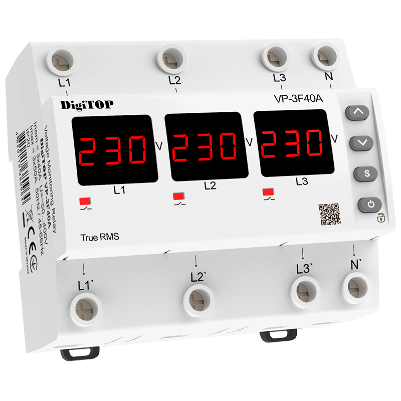 Реле напряжения DigiTOP VP-3F40A