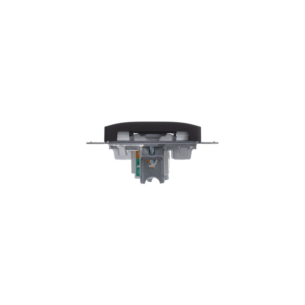 system electric glossa розетка компьютерная 1-я rj45 5е кат. шоколад