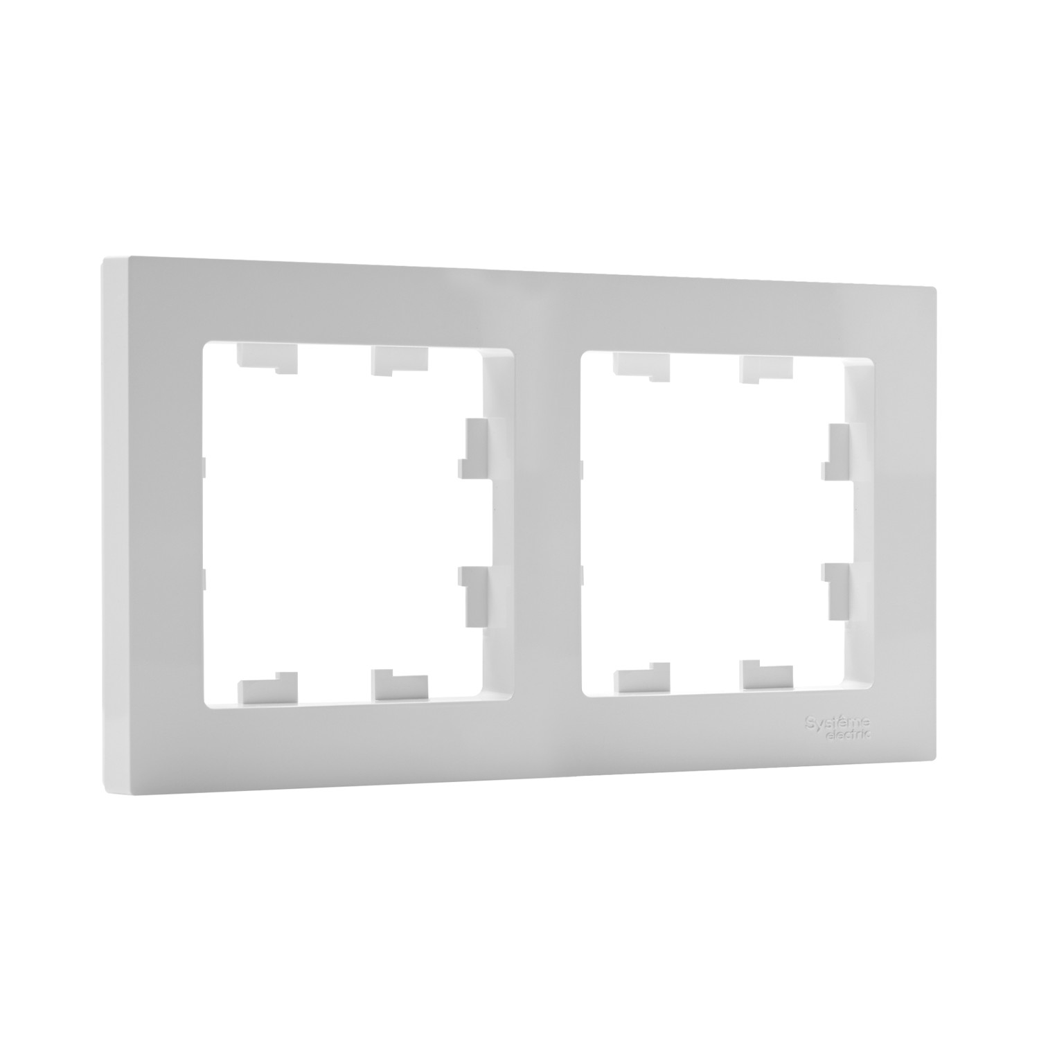 systeme electric atlasdesign, рамка 2-я горизонтальная белый atn000102