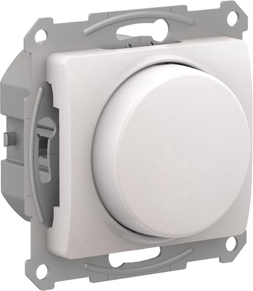 System Electric Glossa светорегулятор поворотно-нажимной 10-400 Вт/ВА, для LED 3-150 Вт/ВА перламутр