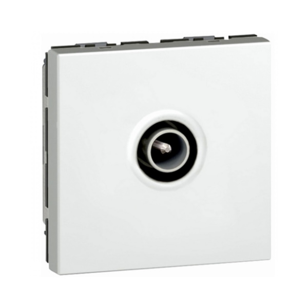 legrand мosaic 45 розетка tv, простая 2 модуля
