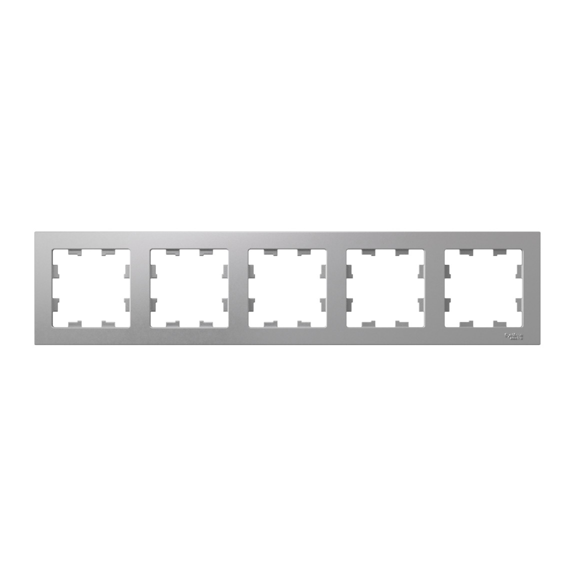 systeme electric atlasdesign, рамка 5-я горизонтальная алюминий atn000305