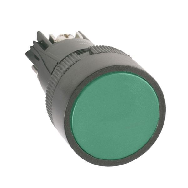 Кнопка SB-7 "Пуск" d22мм 1з+1р 240В зел. IEK BBT40-SB7-K06