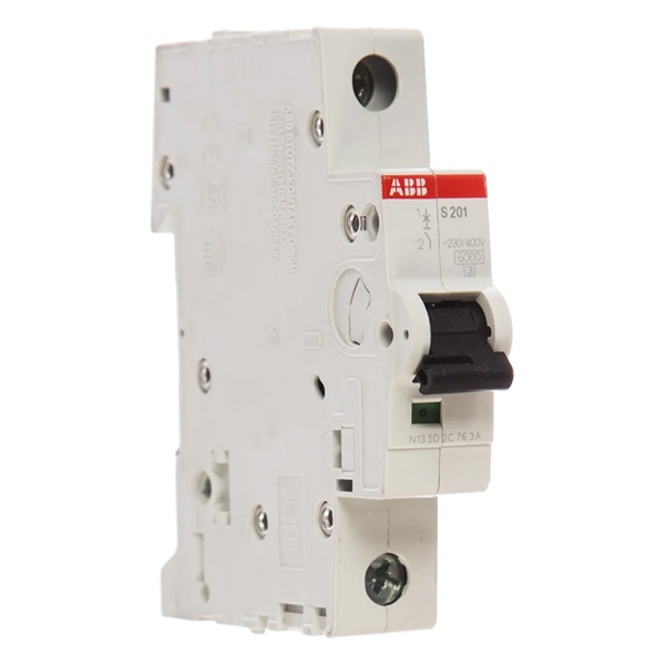 ABB  автоматический выключатель S201 (хар-ка C) 1P С16А  6кА  2CDS251001R0164