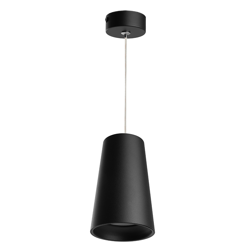 Светильник потолочный Feron ML1858 Barrel BELL levitation на подвесе1,7 м ,MR16 35W 230V, черный
