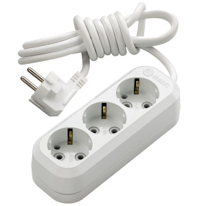 удлинитель 3гн.10м с заземлением makel