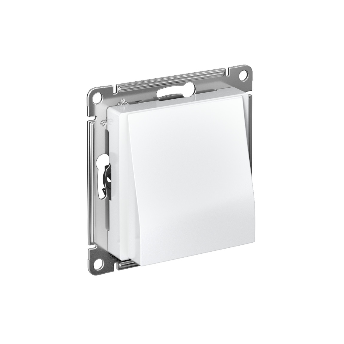 systeme electric atlasdesign, вывод кабеля белый atn000199