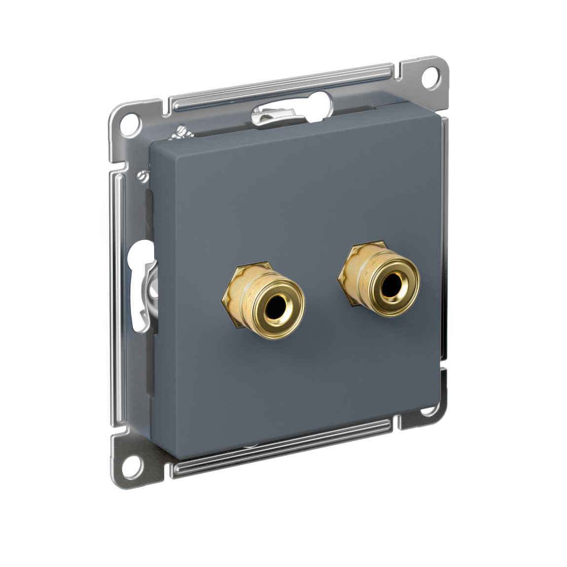 systeme electric atlasdesign розетка аудио 2-я грифель
