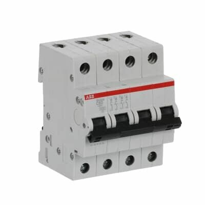 abb автоматический выключатель sh204 4p c 50а 6ka 2cds214001r0504