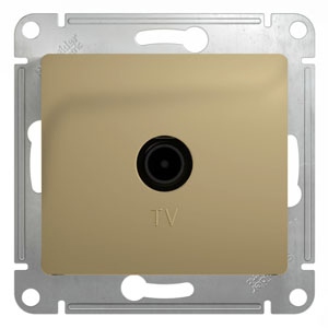 System Electric Glossa розетка TV проходная 4dB титан