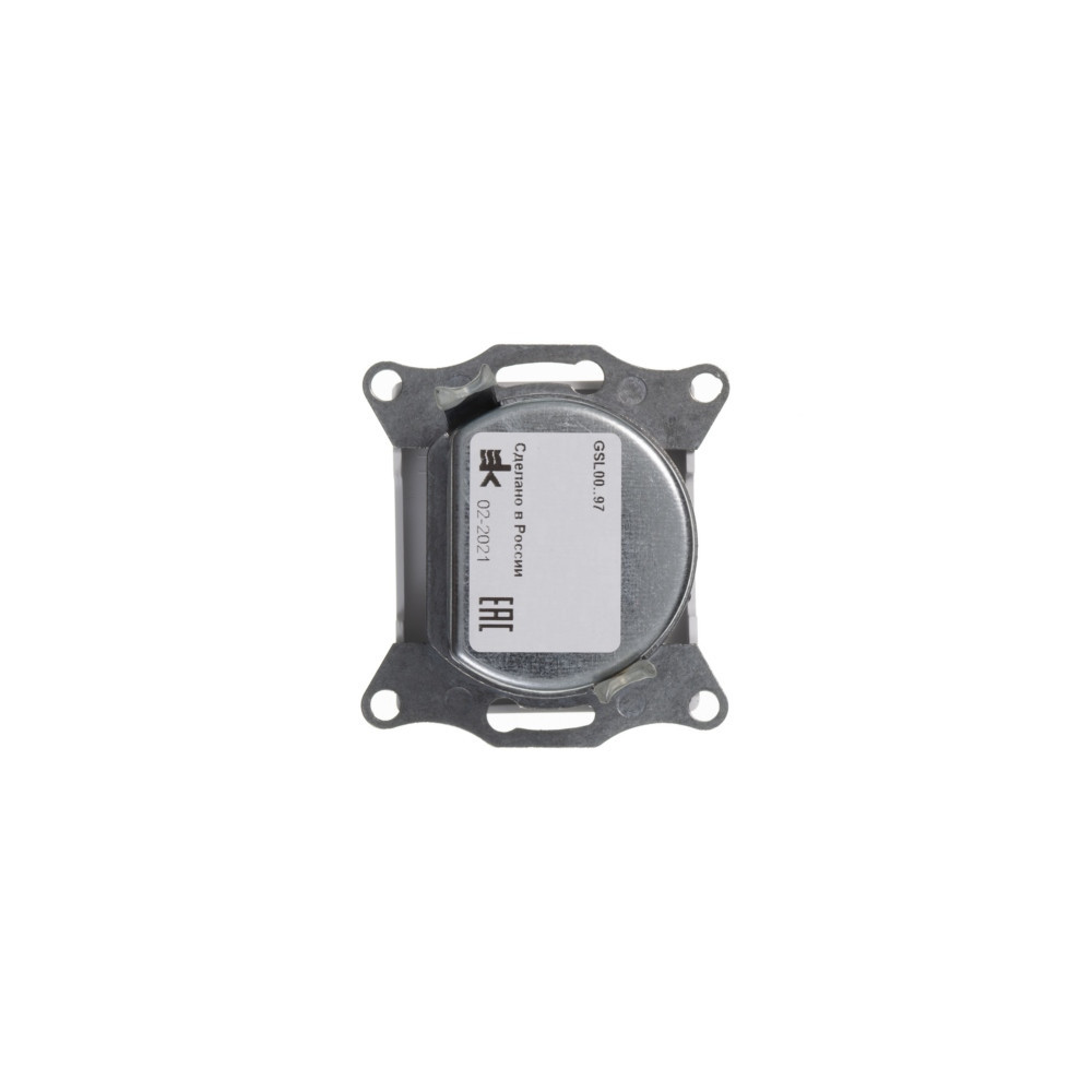 system electric glossa розетка tv+sat оконечная 1db белый