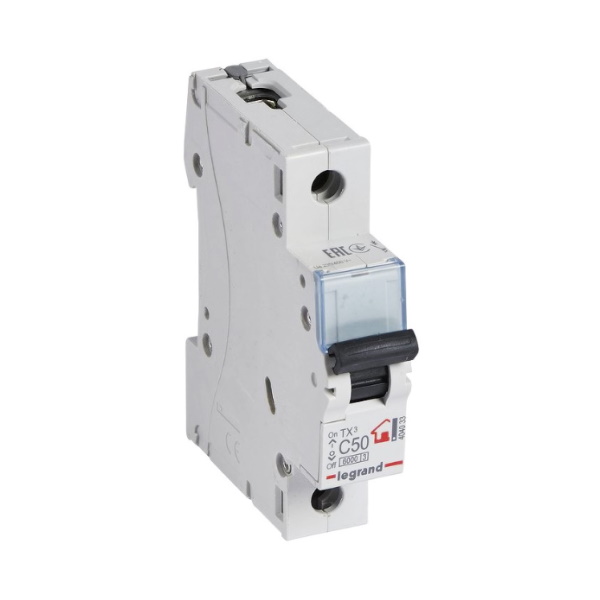 legrand 404033 автоматический выключатель тх3 1p 50a 6ка тип с