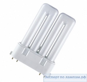 Лампа люминесцентная  DULUX F 2G10 18Вт 840 Osram