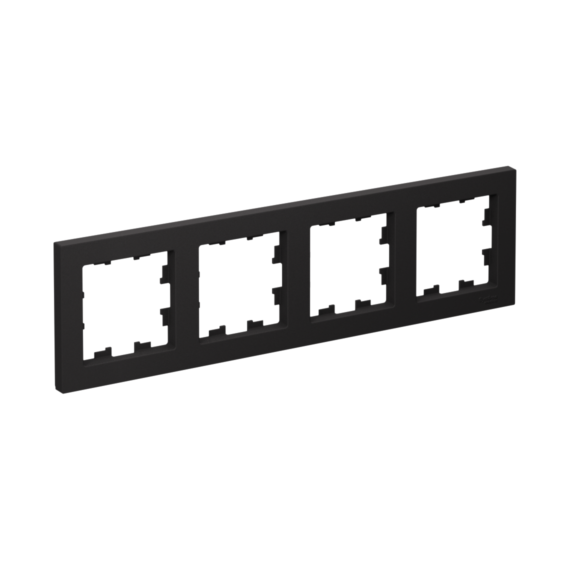 Systeme Electric ATLASDESIGN рамка 4-я горизонтальная карбон ATN001004