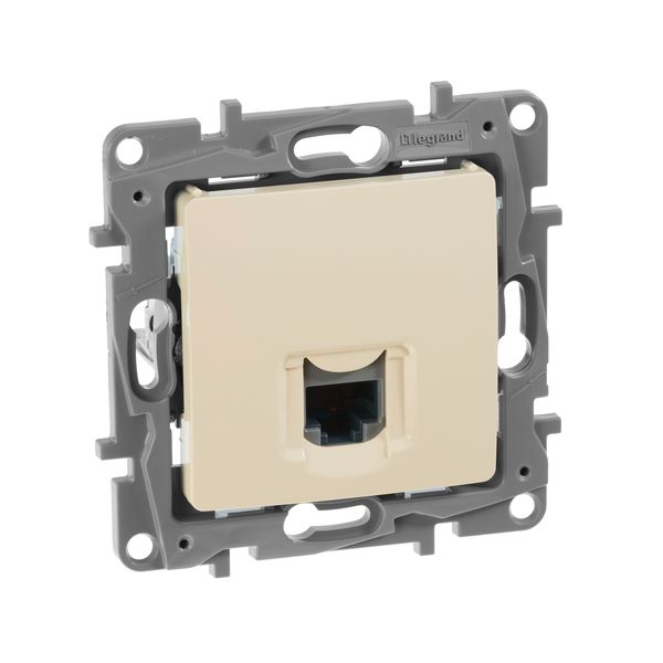 legrand etika розетка компьютерная 1-я rj-45 utp 8 контактов 1 выход 5 кат. слоновая кость