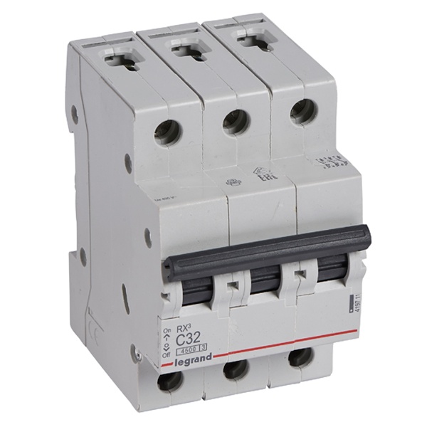 Legrand автоматический выключатель RХ3 3P 32A 4,5кА тип С