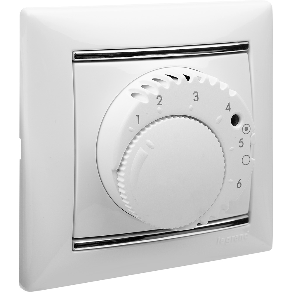 legrand valena термостат для теплых полов с датчиком 10 а белый