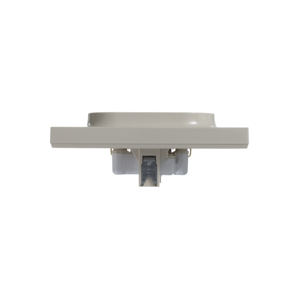 systeme electric atlasdesign, розетка 2-я с заземлением бежевый atn000224