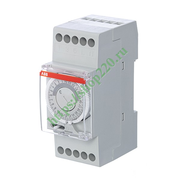 abb at2e модульное реле времени суточное 16a (2m) 230в 2csm231225r0601