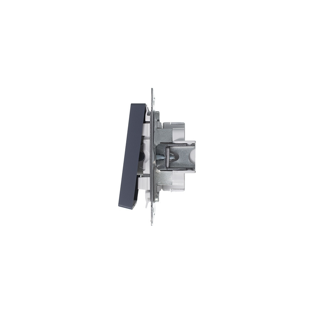 systeme electric atlasdesign, переключатель перекрестный 1-клавишный грифель