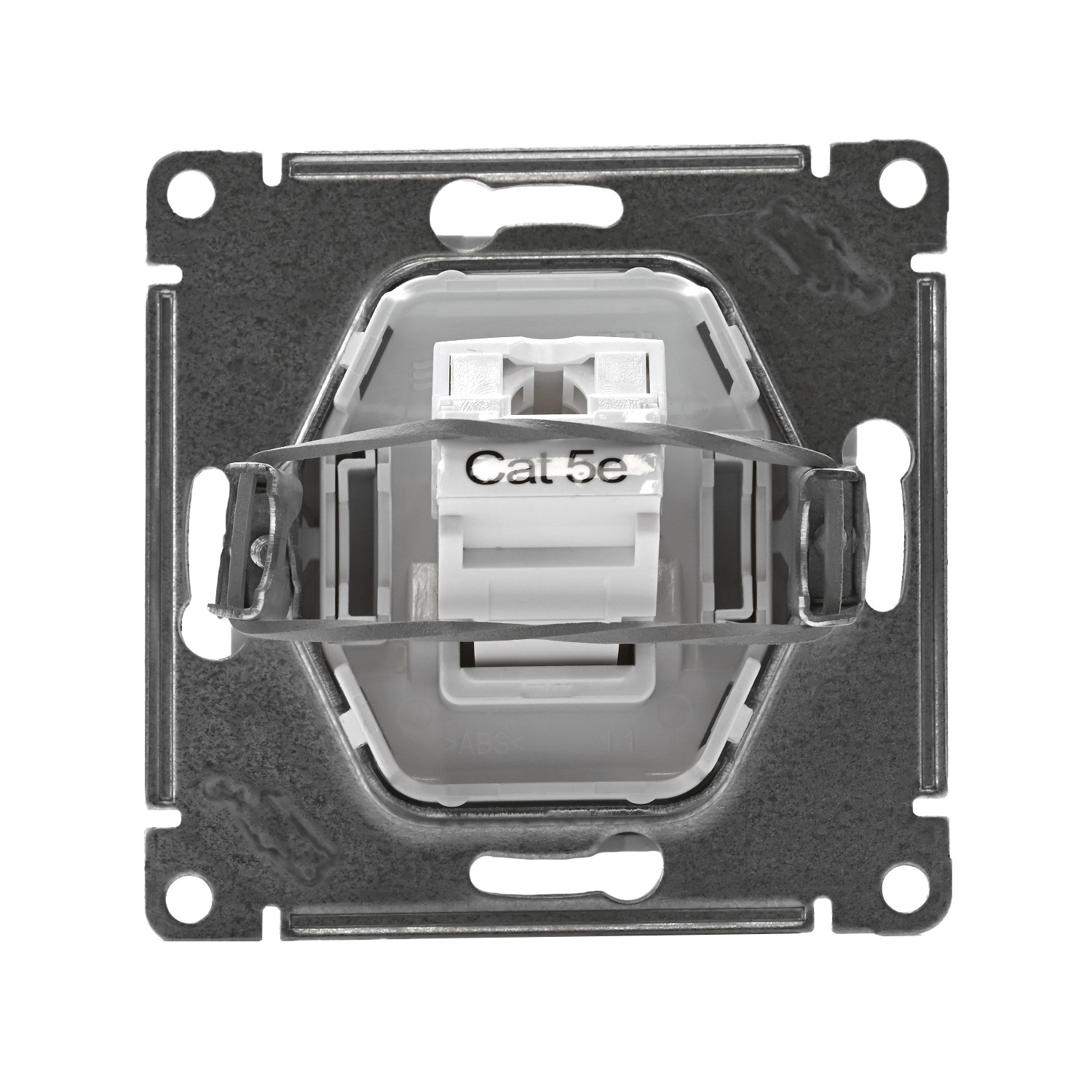 systeme electric atlasdesign, розетка компьютерная 1-я rj45 5е кат.белый atn000183